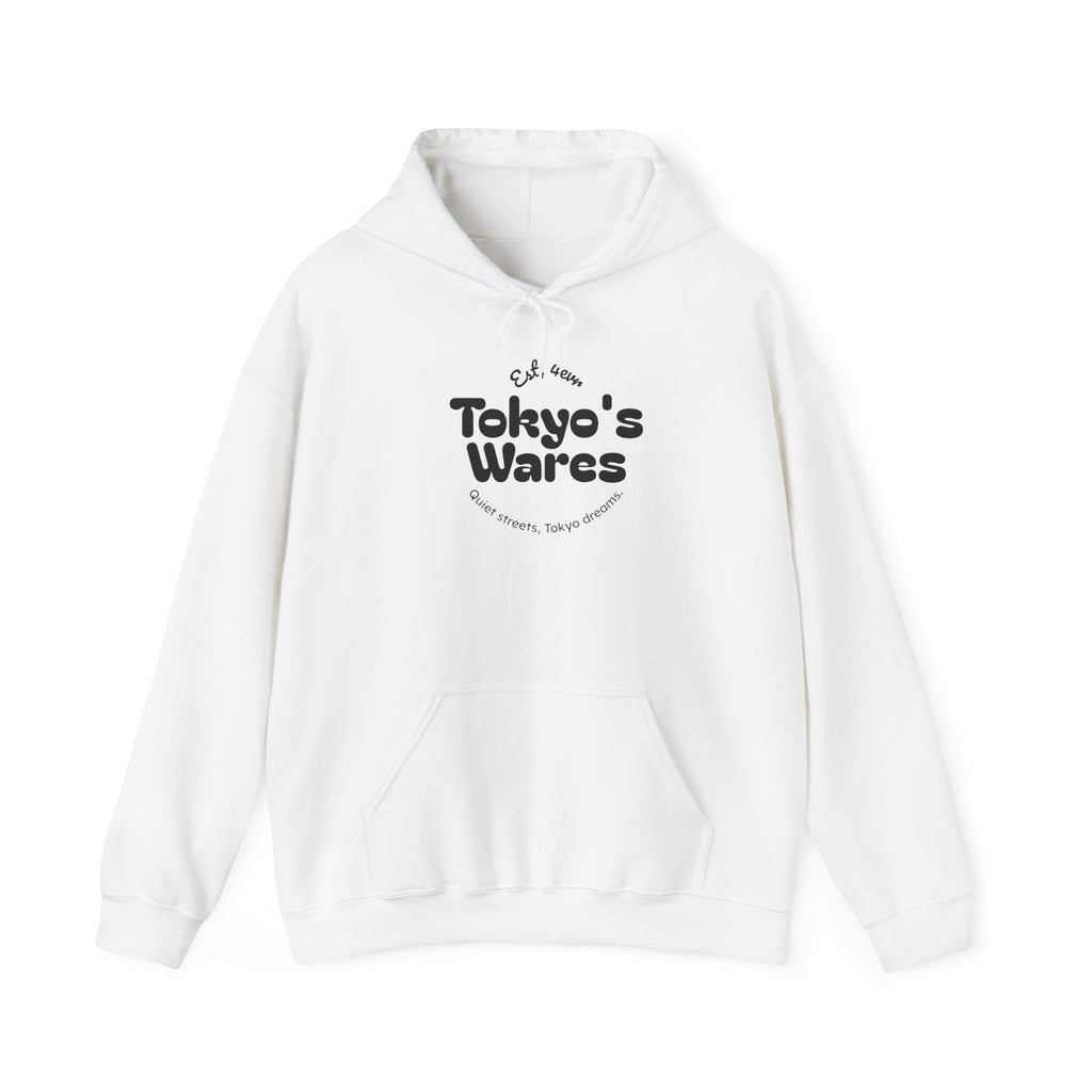 Tokyo's Wares Hoodie — Minimal Retro Logo Pullover