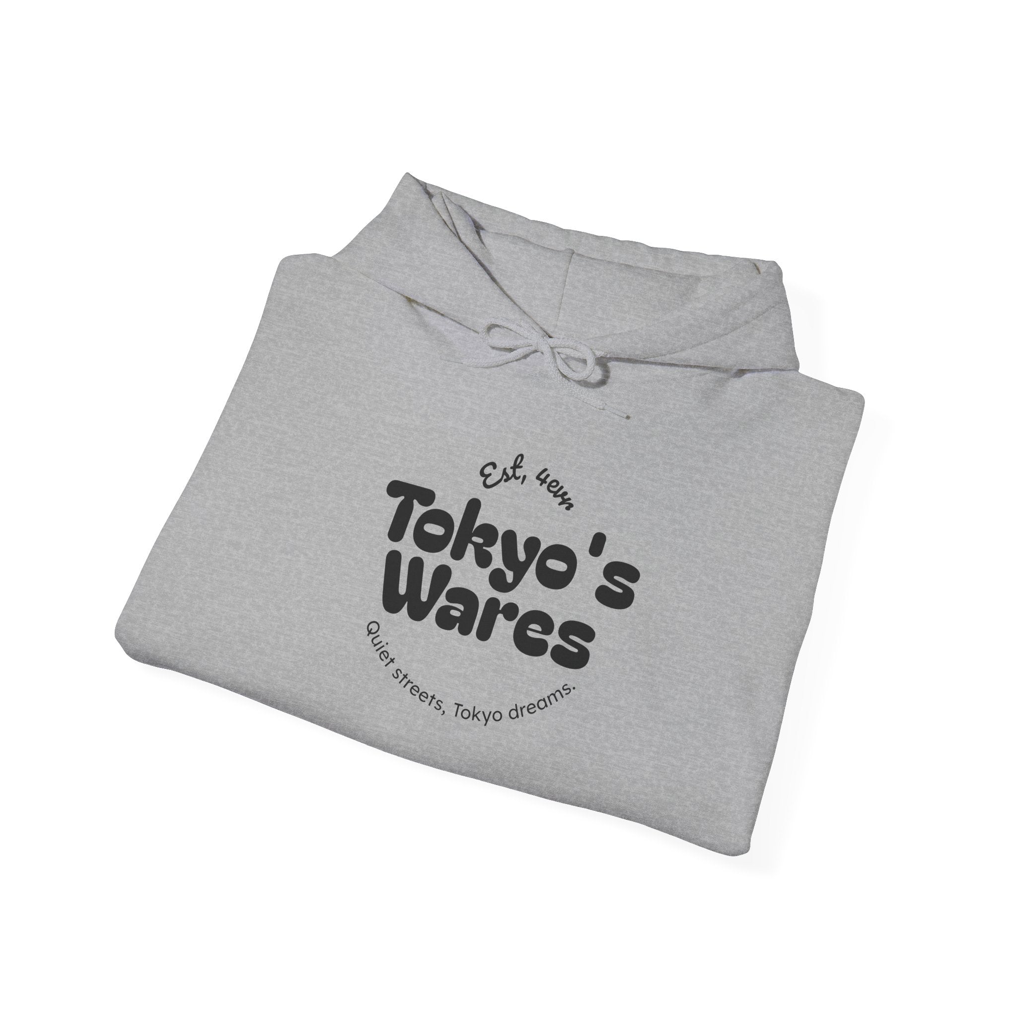 Tokyo's Wares Hoodie — Minimal Retro Logo Pullover