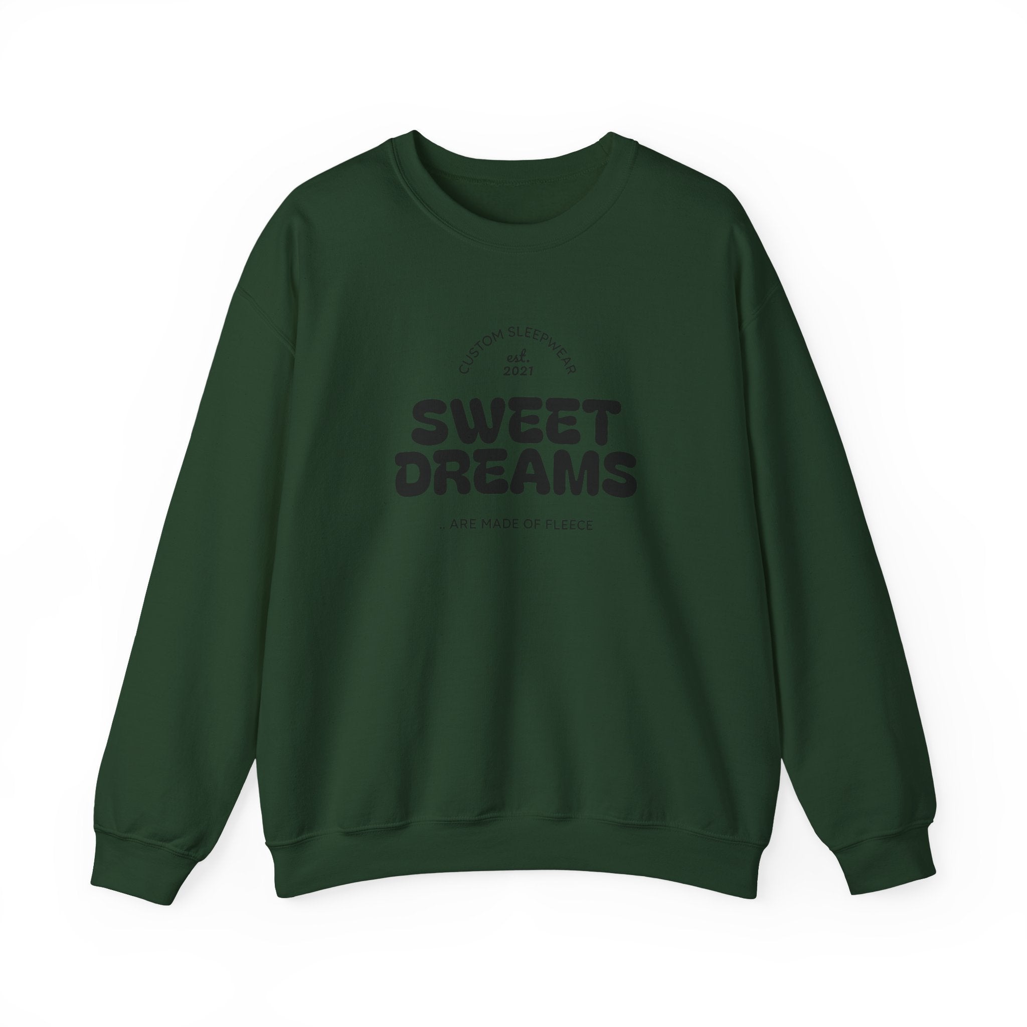 Sweet Dreams Sweatshirt — Cozy Cat on Moon Crewneck