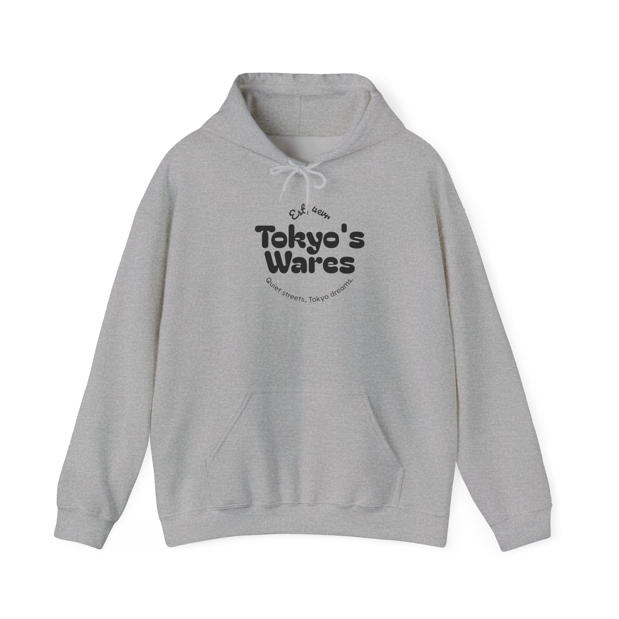 Tokyo's Wares Hoodie — Minimal Retro Logo Pullover